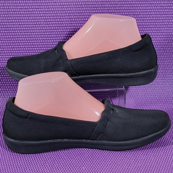 Clarks Cloudsteppers Ayla Shine Slip-On Shoes - Women's 8M - Picture 2 of 8